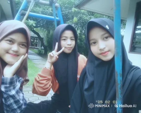 Three Hijabi Girls Practice Kungfu on a Swing Set – AI Generated Video | Hailuo AI