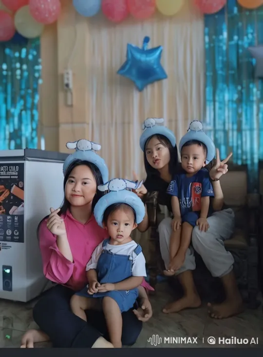 Children Perform Joyful Kung Fu in Festive Setting – AI Generated Video | Hailuo AI