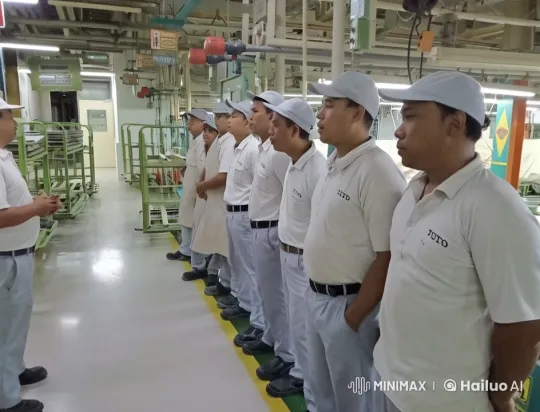 Factory Workers Showcase Skills in Live2D Animation – AI Generated Video | Hailuo AI