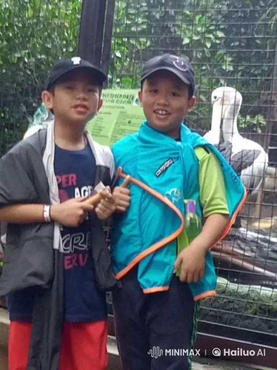 Boys' Playful Kung Fu vs Karate Battle at Zoo – AI Generated Video | Hailuo AI