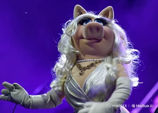 Miss Piggy's Glamorous Singing Disturbs Shrek's Peace – AI Generated Video | Hailuo AI