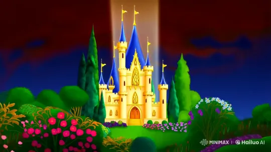 Snow White Castle's Majestic Aesthetic Appeal – AI Generated Video | Hailuo AI