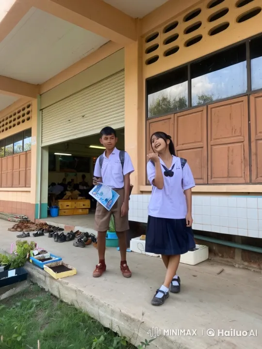 Martial Arts Demonstration by Students at School – AI Generated Video | Hailuo AI
