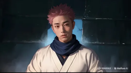 Stylized Animated Character in Mysterious Setting – AI Generated Video | Hailuo AI