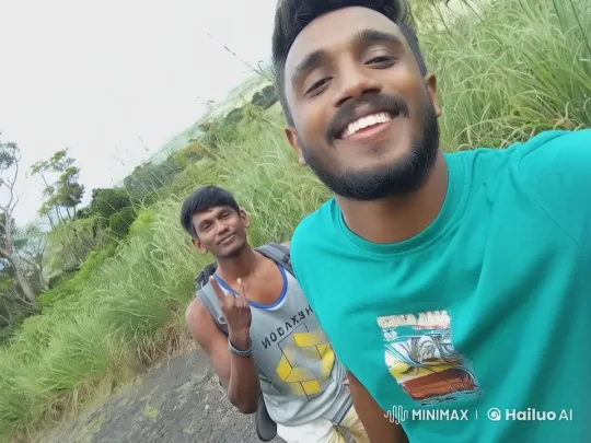 Friends Enjoying Nature and Dancing Outdoors – AI Generated Video | Hailuo AI