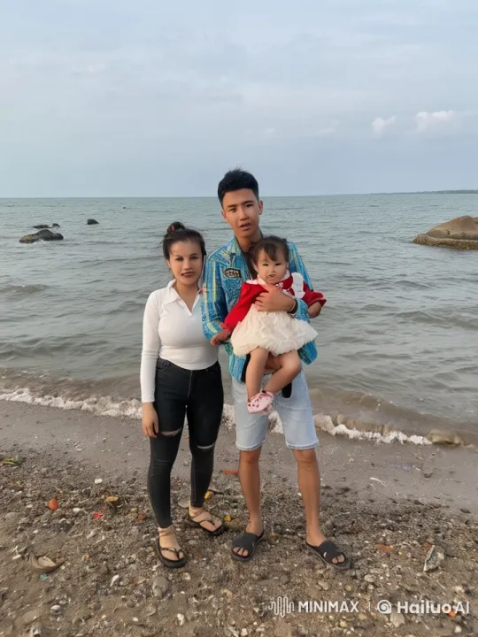 Family Performs Martial Arts on the Beach in Live2D Animation – AI Generated Video | Hailuo AI