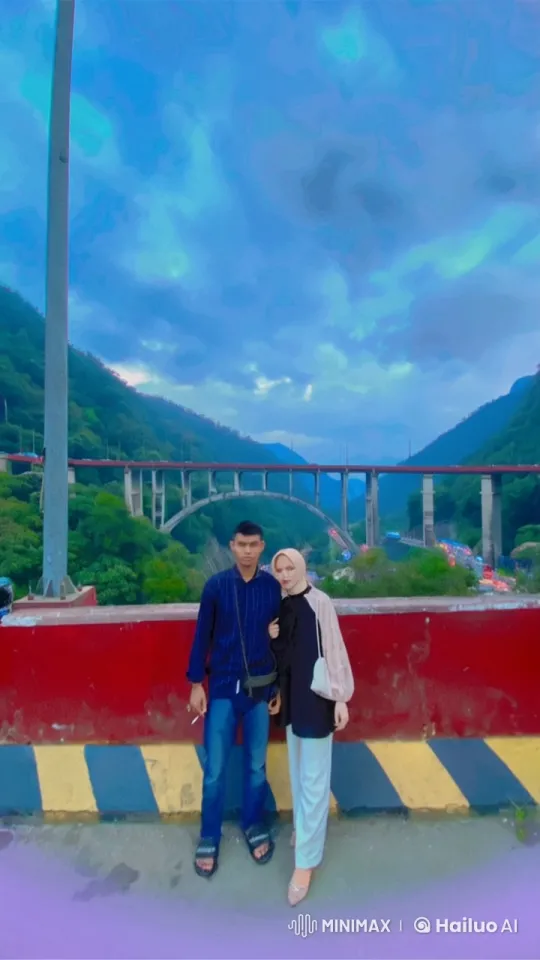 Couple's Live2D Kung Fu Showdown in Scenic Mountains – AI Generated Video | Hailuo AI