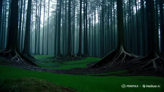 Misty Forest: Enchanted Solitude Captured – AI Generated Video | Hailuo AI