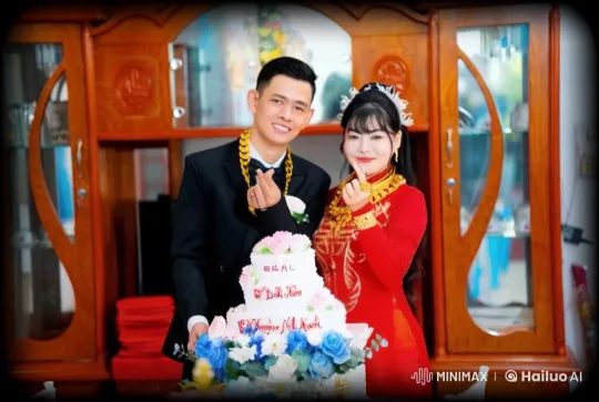 Traditional Wedding Attire Meets Kungfu Mastery – AI Generated Video | Hailuo AI