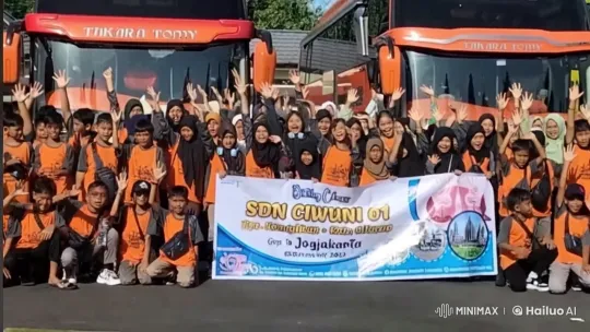 Children from SDN CIWUNI 01 Perform Kung Fu in Excited Trip Video – AI Generated Video | Hailuo AI