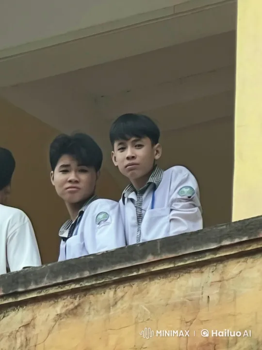 Schoolboys Share Intimate Moment on Balcony – AI Generated Video | Hailuo AI