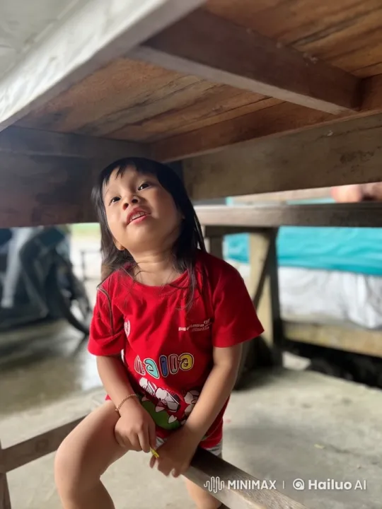 Child's Playful Moment Under Table in Live2D Animation – AI Generated Video | Hailuo AI