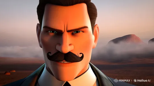 Hero Faces Cannon in Surreal Desert Decision Scene – AI Generated Video | Hailuo AI