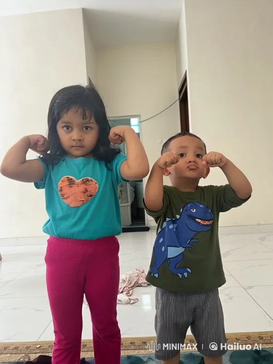 Children Practicing Kungfu Moves in Live2D Animation – AI Generated Video | Hailuo AI