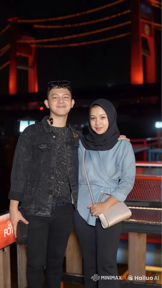 Nighttime Kungfu Choreography on Red-Lit Bridge – AI Generated Video | Hailuo AI