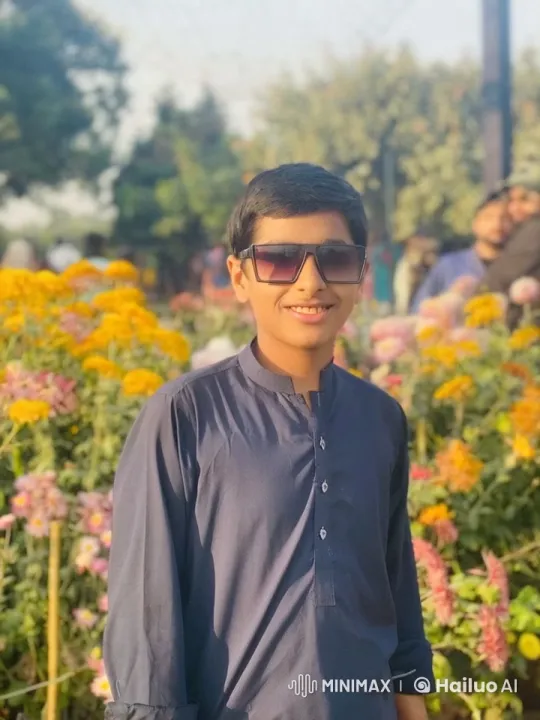Young Person Fires Gun in Serene Garden Setting – AI Generated Video | Hailuo AI
