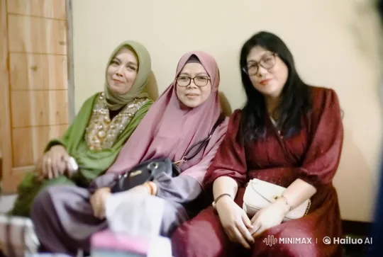 Traditional Attired Women Surprise with Martial Arts in Cozy Room – AI Generated Video | Hailuo AI