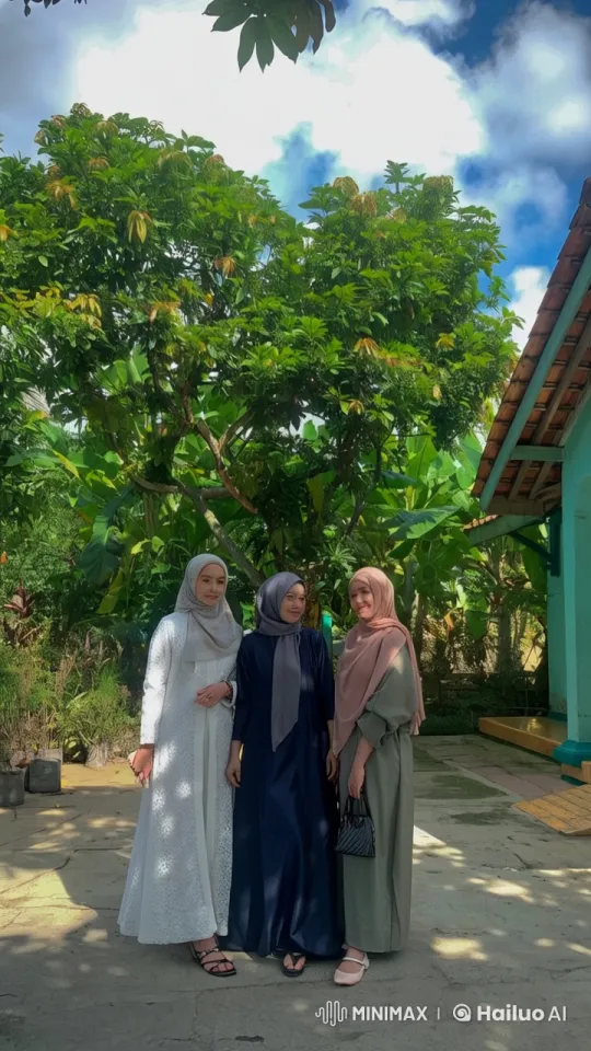 Live2D Animation: Hijabi Women Perform Kungfu in Serene Nature – AI Generated Video | Hailuo AI