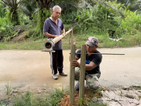 Kung Fu Masters Showcase Skills in Lush Green Setting – AI Generated Video | Hailuo AI