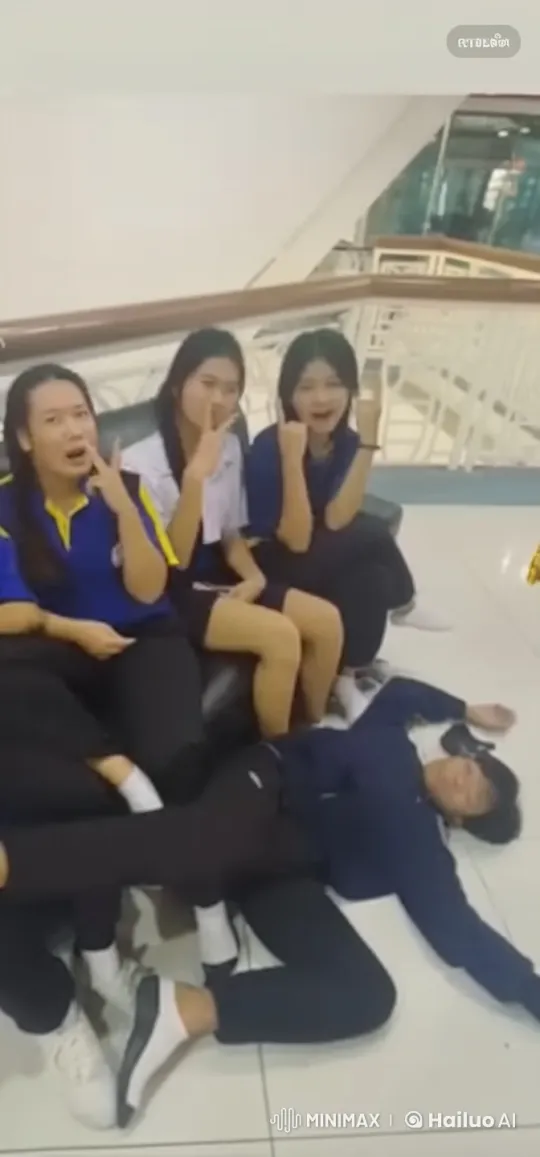 Students Practice Kungfu in Animated Live2D Scene – AI Generated Video | Hailuo AI