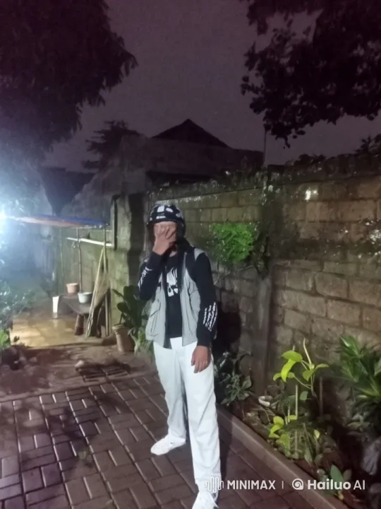Nighttime Kung Fu Training in Garden Setting – AI Generated Video | Hailuo AI