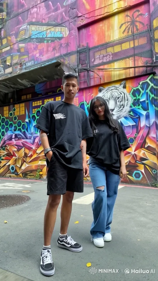 Vibrant Urban Kungfu Dance in Live2D Setting – AI Generated Video | Hailuo AI