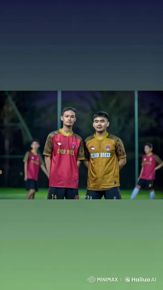 Intense Evening Soccer Game with Martial Arts Moves – AI Generated Video | Hailuo AI