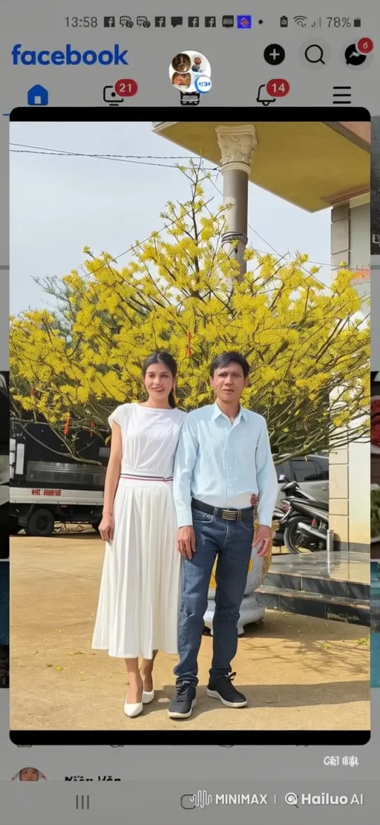 Casual Playful Fight Between Couple in Driveway – AI Generated Video | Hailuo AI