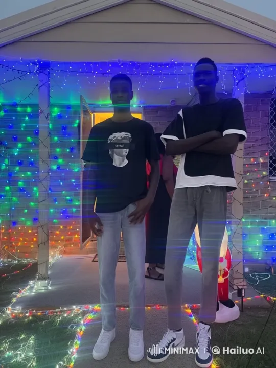 Christmas Lighted House: Intense Kungfu Battle – AI Generated Video | Hailuo AI