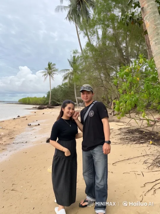 Couple Transforms into Kungfu Fighters at the Beach – AI Generated Video | Hailuo AI