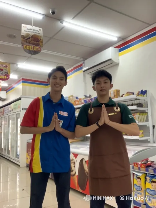 Convenience Store Employees Perform Impressive Animated Kung Fu – AI Generated Video | Hailuo AI