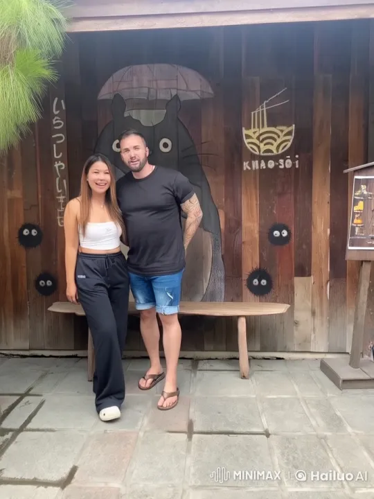 Totoro Wall Background: Dynamic Martial Arts Display – AI Generated Video | Hailuo AI