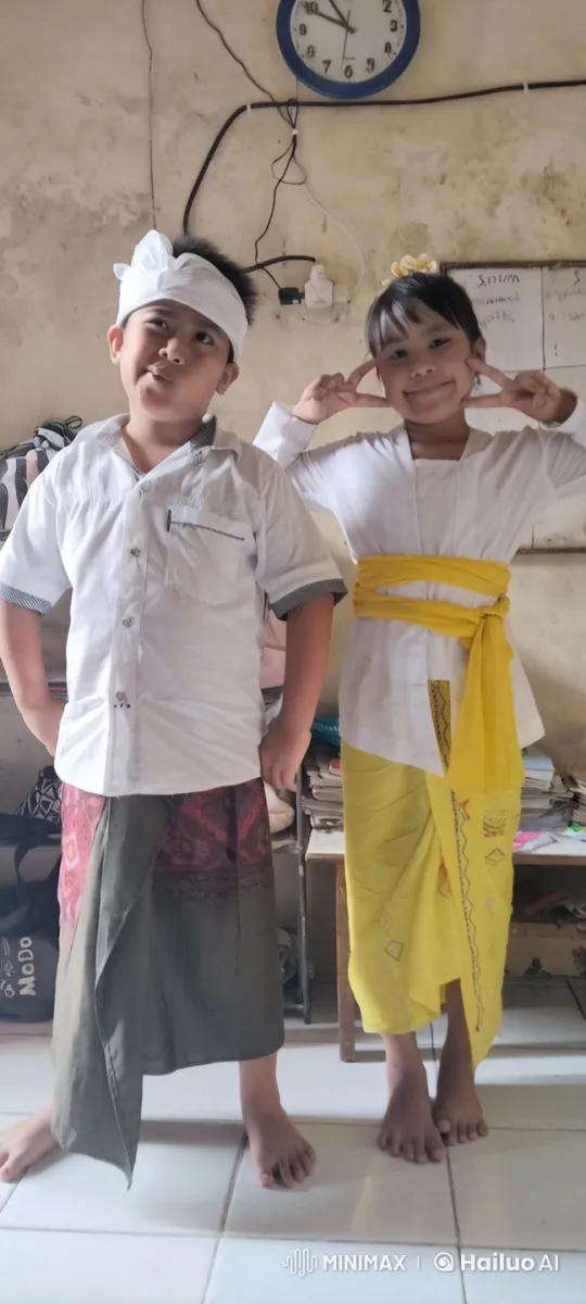Children Playfully Reenact Kung Fu Fight in Traditional Attire – AI Generated Video | Hailuo AI