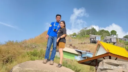 Live2D Animated Kung Fu Duo in Scenic Hills – AI Generated Video | Hailuo AI