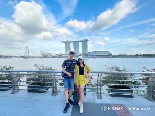 Kungfu Battle at Marina Bay Sands, Singapore – AI Generated Video | Hailuo AI