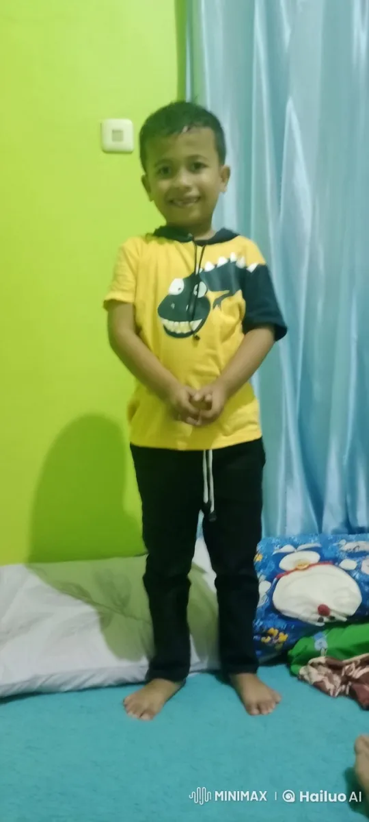 Boy Practices Kung Fu in Cozy Home Setting – AI Generated Video | Hailuo AI