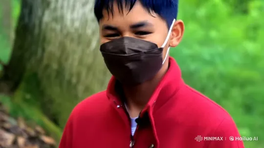 Mysterious Encounter: Man Walks Unaware of Stealthy Tiger – AI Generated Video | Hailuo AI