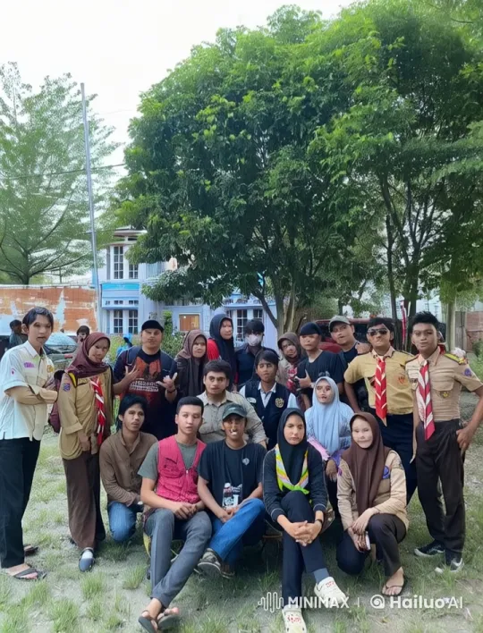 Scout Group Engages in Martial Arts Combat in Park Setting – AI Generated Video | Hailuo AI