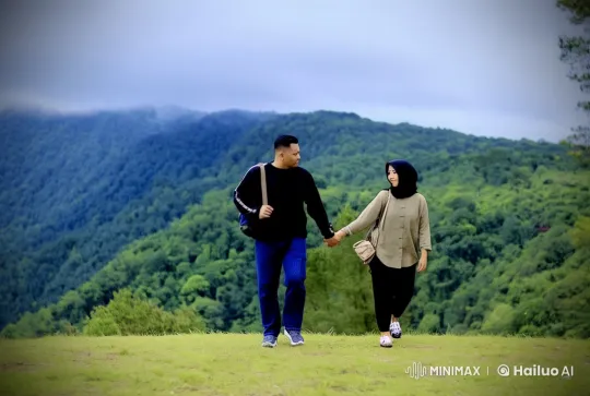 Dynamic Kungfu Duo Showcases Skills in Scenic Mountains – AI Generated Video | Hailuo AI