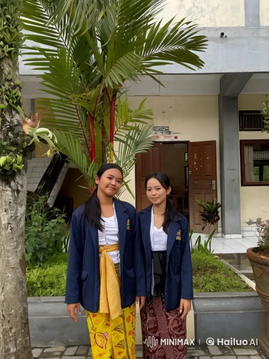 Traditional Attired Women Practicing Martial Arts in School Setting – AI Generated Video | Hailuo AI