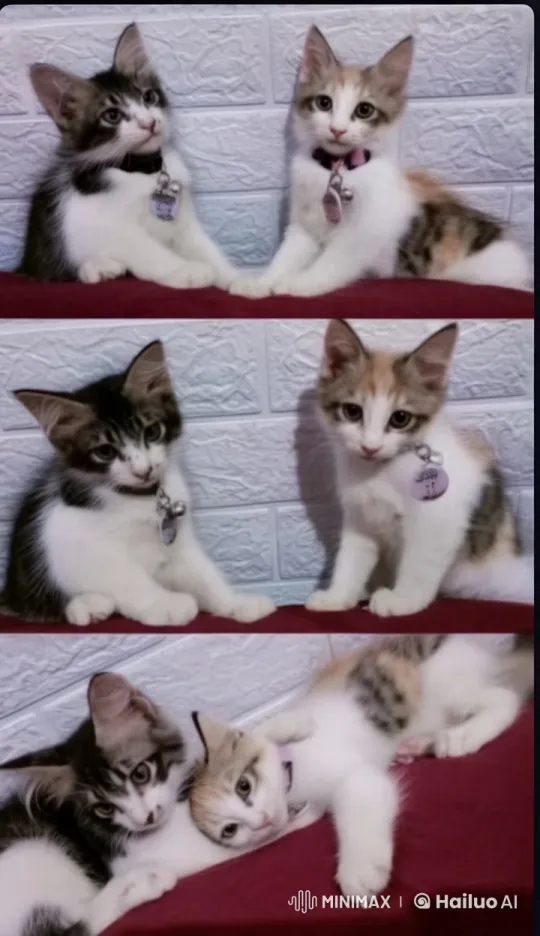 Live2D Animated Kittens Engage in Playful Kung Fu Duel – AI Generated Video | Hailuo AI