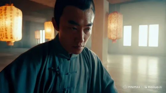 Artful Kung Fu Display in Minimalist Dojo Setting – AI Generated Video | Hailuo AI