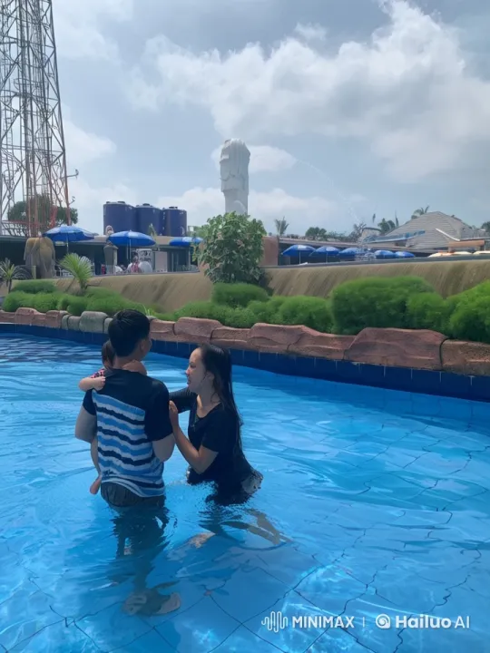 Live2D Animated Kungfu Fight in Shallow Water – AI Generated Video | Hailuo AI