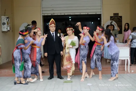 Traditional Wedding Transforms into Kung Fu Display – AI Generated Video | Hailuo AI