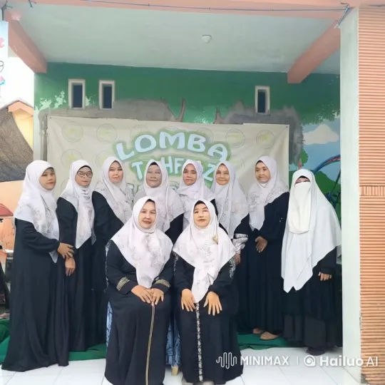 Women in Robes Practice Kung Fu in 'LOMBA TAHFIZ' Banner Scene – AI Generated Video | Hailuo AI