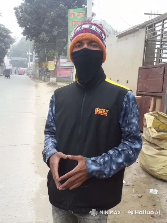 Person Gesturing on Busy Bangladesh Street – AI Generated Video | Hailuo AI