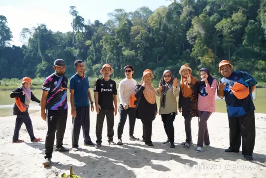 Kungfu and Silat Display on Riverbank – AI Generated Video | Hailuo AI