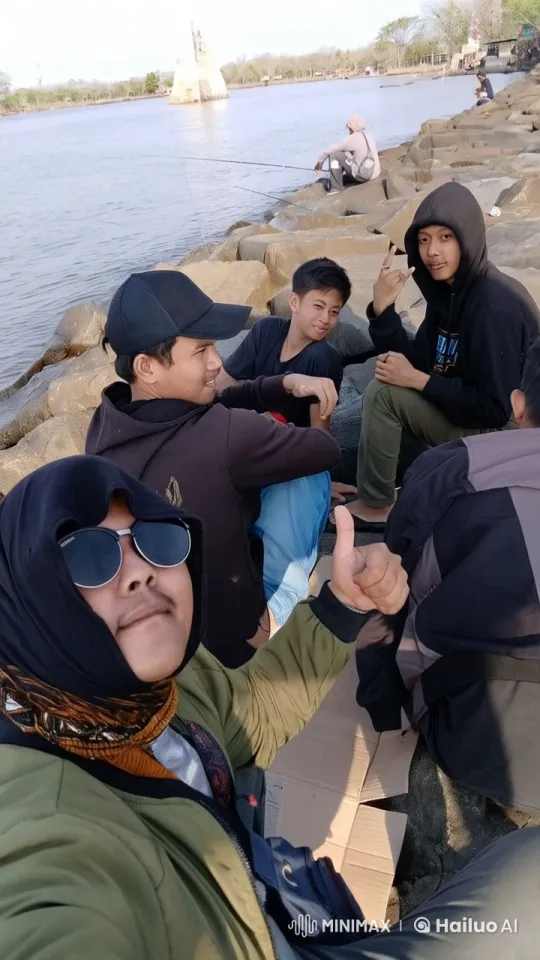 Friends Practice Kung Fu in Scenic River Setting – AI Generated Video | Hailuo AI
