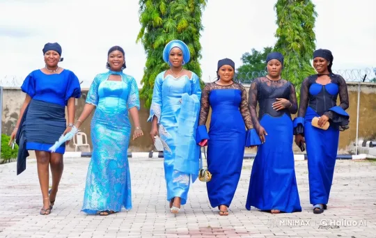 Traditional Attire Kung Fu Performance by Six Women – AI Generated Video | Hailuo AI