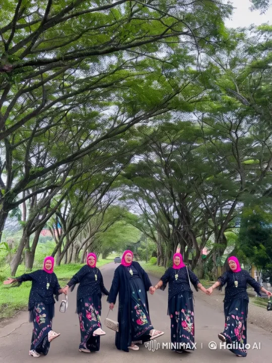 Elegant Women Perform Graceful Wing Chun in Scenic Nature – AI Generated Video | Hailuo AI